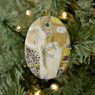 Décoration En Céramique Hydra (aka Water Serpents I) par Gustav Klimt