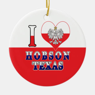 Décoration En Céramique I Heart Love Hobson Texas