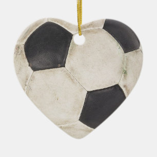 Décoration En Céramique I Love Soccer Christmas Tree Ornament Idée cadeau