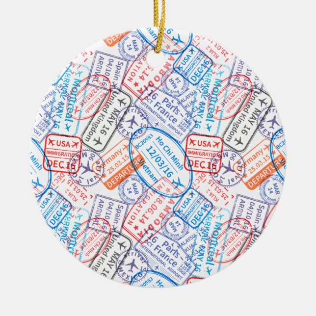 Décoration En Céramique Icône Voyage (Devant)