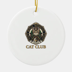 Décoration En Céramique Idée cadeau Royal Medieval Cat Cat Dad - Royal Med