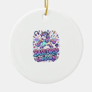 Décoration En Céramique Idée de cadeau licorne basse drop typographie Des