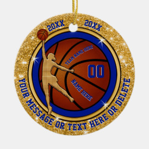 Décoration En Céramique Idées cadeaux de l'équipe de basket-ball des fil