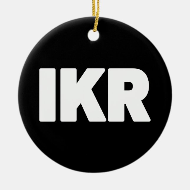 Décoration En Céramique IKR | Argot de texte (Devant)