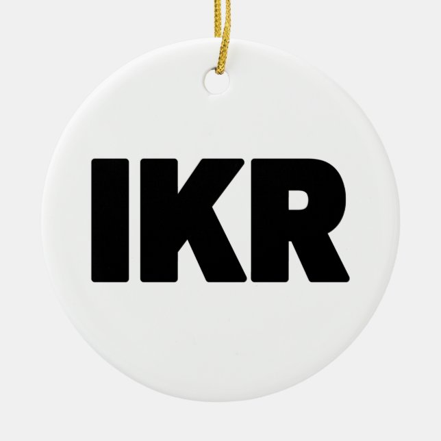 Décoration En Céramique IKR | Argot de texte (Devant)