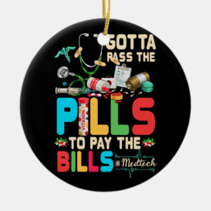 Décoration En Céramique Il Faut Passer Les Pilules Pour Payer Le Bill Med