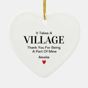 Décoration En Céramique Il Faut Un Merci De Village Pour Faire Partie De