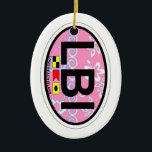 Décoration En Céramique Île de Long Beach<br><div class="desc">New Jersey d'île de Long Beach.</div>