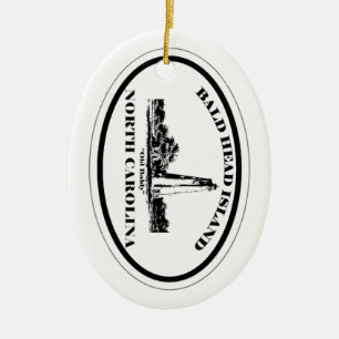 Décoration En Céramique Île de tête chauve