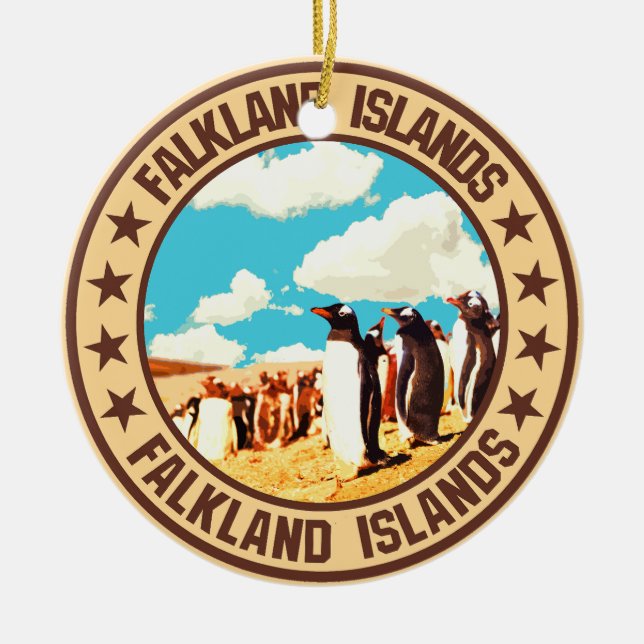 Décoration En Céramique Îles Falkland (Devant)