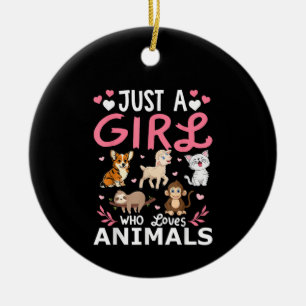 Décoration En Céramique Illustration de chat minimaliste mignonne pour ama