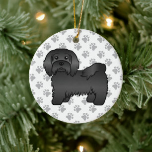 Décoration En Céramique Illustration de chien de dessin animé mignon Havan
