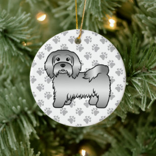 Décoration En Céramique Illustration de chien de dessin animé mignon Havan
