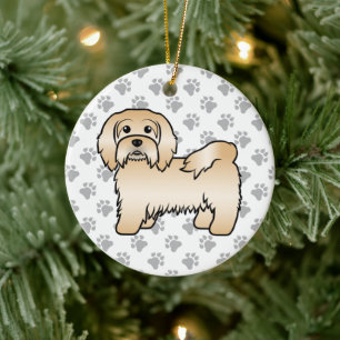Décoration En Céramique Illustration de chien de dessin animé mignon Havan