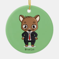 Illustration de dessin animé de rat mignon