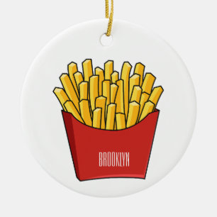 Décoration En Céramique Illustration de frites