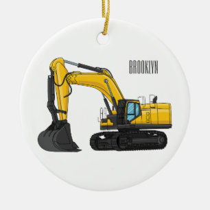 Décoration En Céramique Illustration de la pelle Crawler