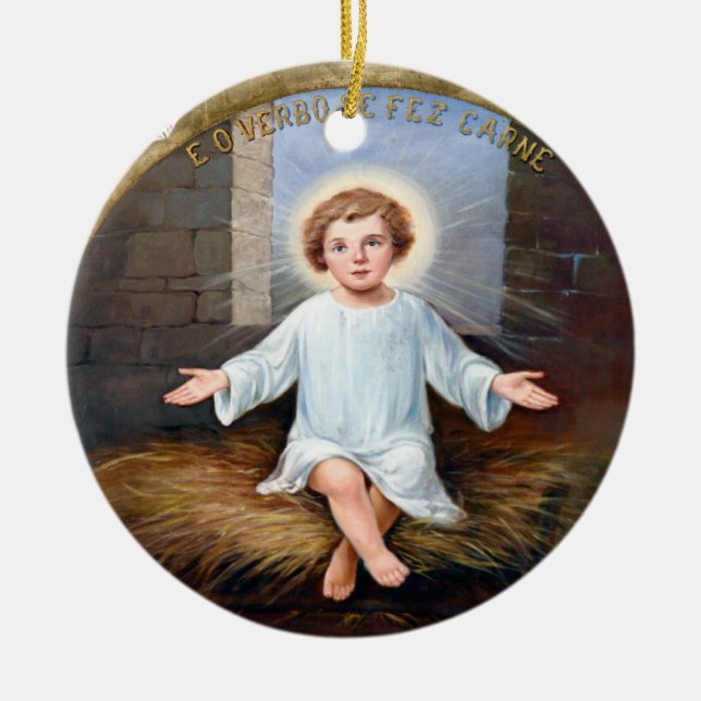 Décoration En Céramique Illustration décorative de Jésus de bébé (Devant)