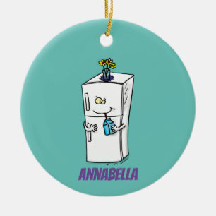 Décoration En Céramique Illustration drôle de réfrigérateur