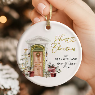 Décoration En Céramique Illustration Premier Noël dans notre nouvelle mais