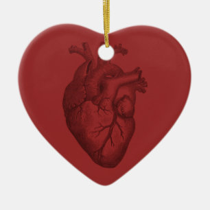 Décoration En Céramique Illustration vintage de coeur