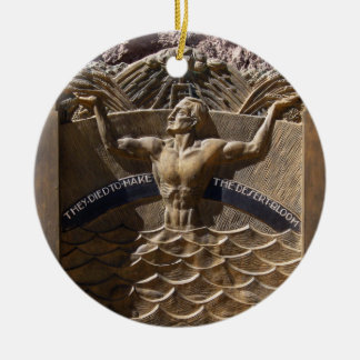 Décoration En Céramique Ils sont morts pour faire la fleur de désert