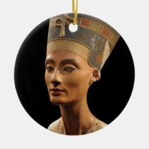 Décoration En Céramique Image du buste de Nefertiti dans le musée de Neue