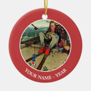 Décoration En Céramique Imbécile d'avril, 1945