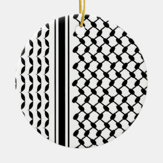Décoration En Céramique Impression Keffiyeh