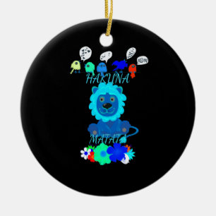 Décoration En Céramique Imprimer Hakuna Matata Lion