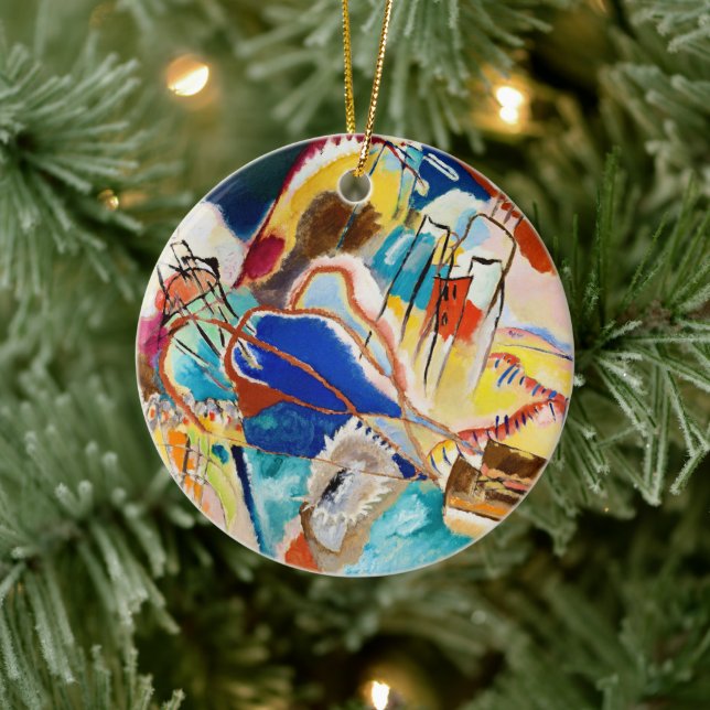 Décoration En Céramique Improvisation 30 (Canons) par Wassily Kandinsky (Arbre)