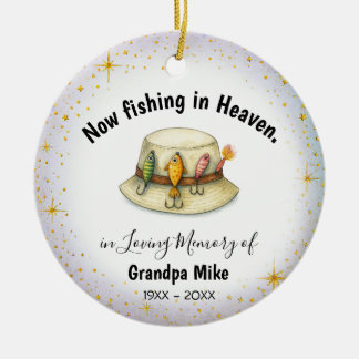 Décoration En Céramique In Loving Memory | Personalized Fisherman Ornament