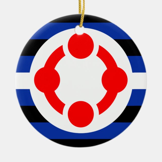 Décoration En Céramique Indicateur de la fierté de créneau (original) (Devant)