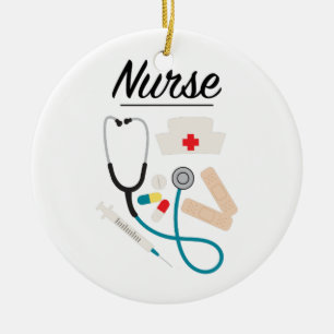 Décoration En Céramique Infirmière