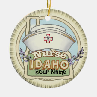 Décoration En Céramique Infirmière de l'Idaho