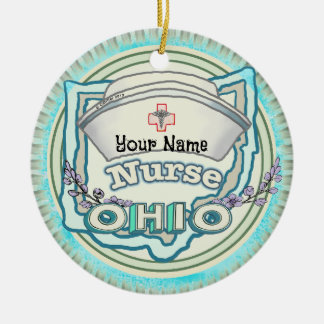 Décoration En Céramique Infirmière de l'Ohio