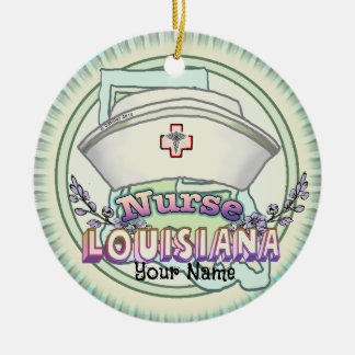 Décoration En Céramique Infirmière de Louisiane