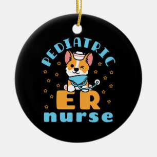 Décoration En Céramique Infirmière des urgences pédiatriques Soins pédiatr