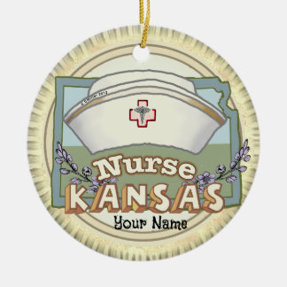 Décoration En Céramique Infirmière du Kansas