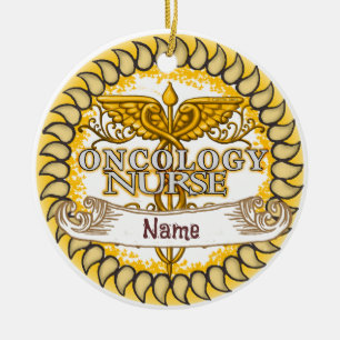 Décoration En Céramique Infirmière en oncologie