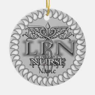Décoration En Céramique Infirmière LPN Caducée élégant