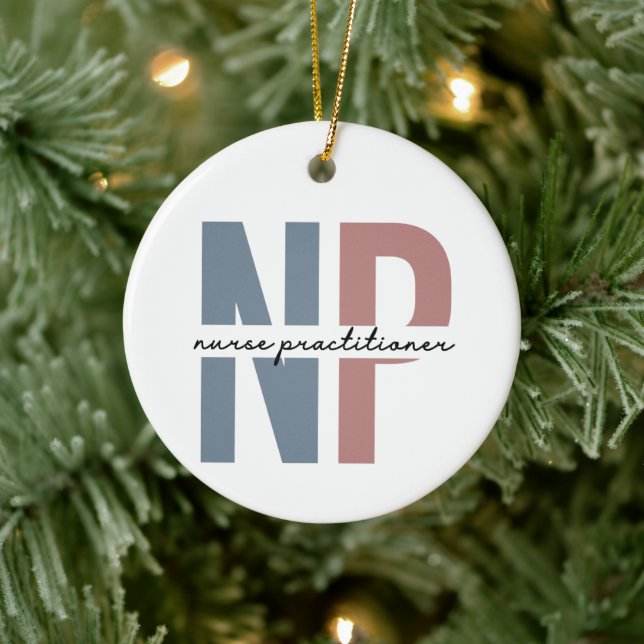 Décoration En Céramique Infirmière Praticien NP cadeaux d'appréciation (Arbre)