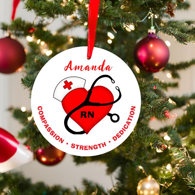 Décoration En Céramique Infirmière Stethoscope Coeur Infirmière Casquette  (Créateur téléchargé)