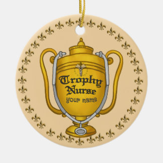 Décoration En Céramique Infirmière trophée
