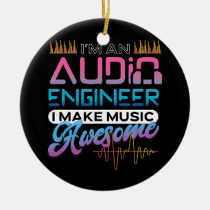 Décoration En Céramique Ingénieur audio Technicien audio