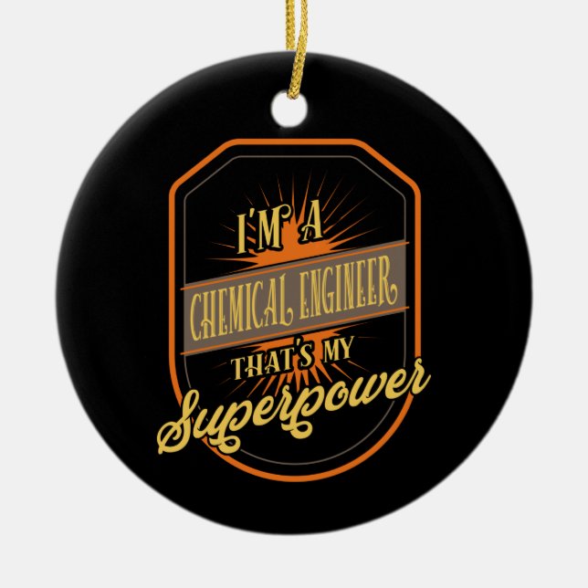 Décoration En Céramique Ingénieur chimique Ingénieur chimique (Devant)