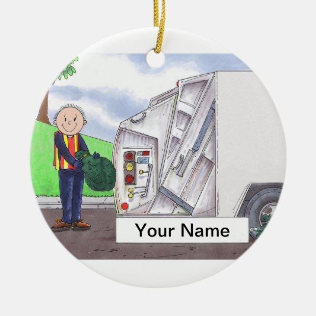 Décoration En Céramique Ingénieur compétent en matière de salubrité (Devant)