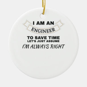 Décoration En Céramique Ingénieur Je suis Ingénieur Je suis toujours en dr