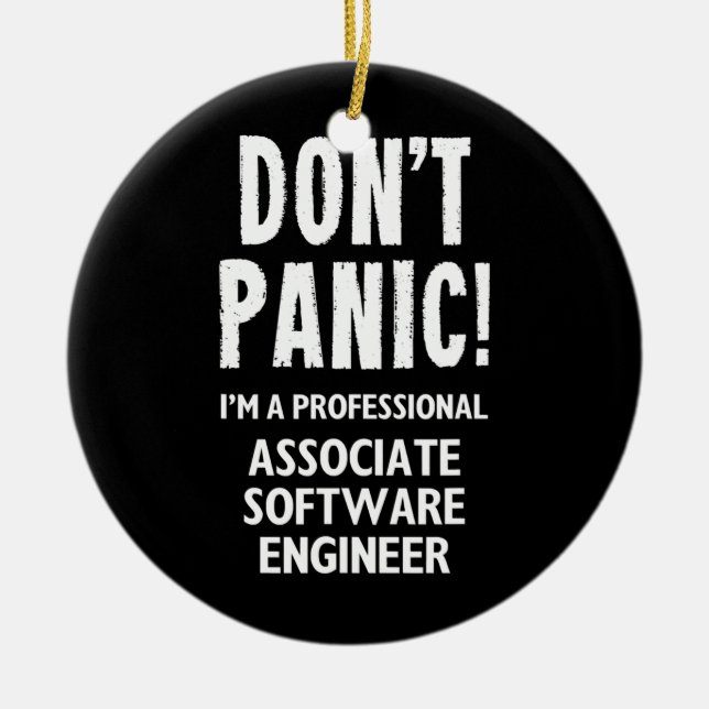 Décoration En Céramique ingénieur logiciel associé (Devant)