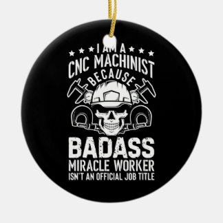 Décoration En Céramique Ingénieur Mécanique Je Suis Machiniste De Cnc